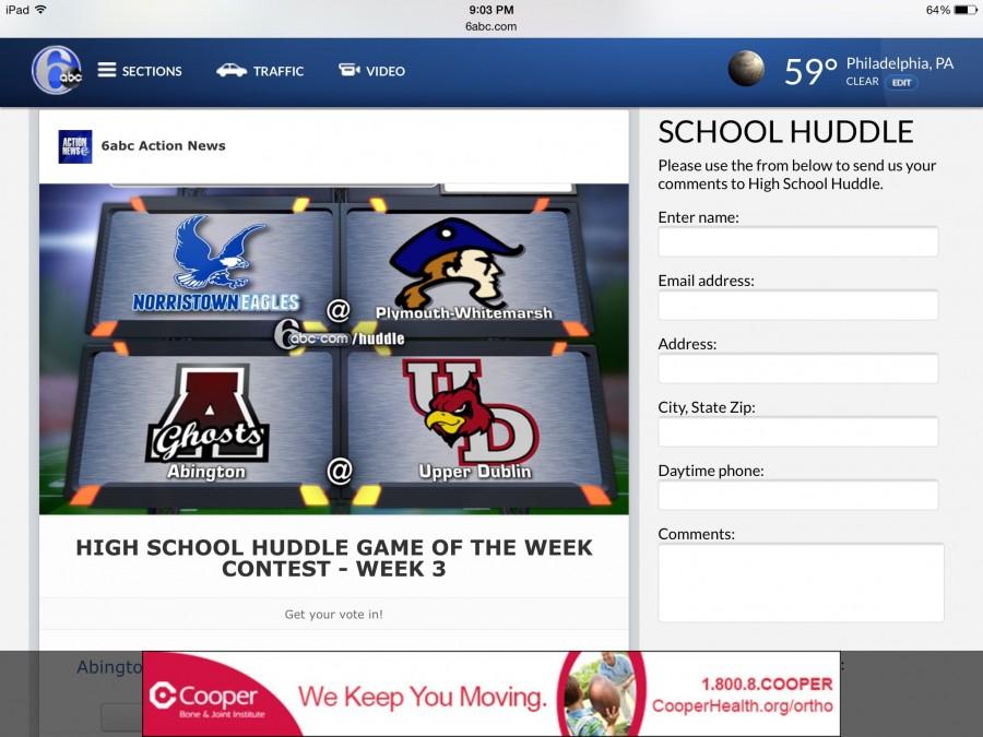 Give your Vote to NAHS Eagles Football for 6abcs Huddle of the Week