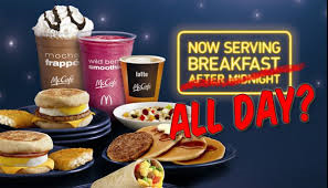 McDonalds all-day breakfast is finally here!