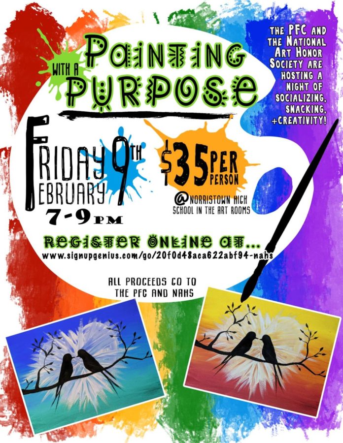 Painting With A Purpose Comes to NAHS on February 9th