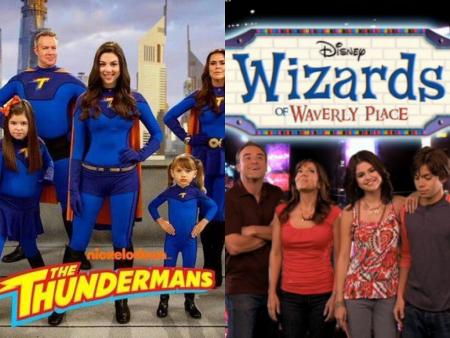 Nickelodeons+The+Thundermans+%28left%29+was++a+tremendous+hit%2C+but+its+plot+was+borrowed+from+Disneys+Selena+Gomez-driven+comedy+Wizards+of+Waverly+Place.+