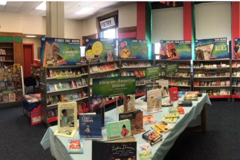 The Scholastic book fair blasts its way in Eisenhower Middle School.
