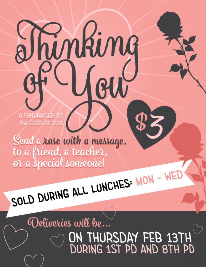 Purchase a Rose from Class of 2021's "Thinking of You" Event