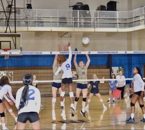 Girls’ Volleyball Keeps Spirits High in Close Senior Night Match