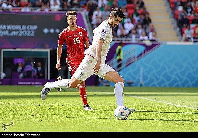 Iran took on Wales in the 2022 World Cup in Qatar.