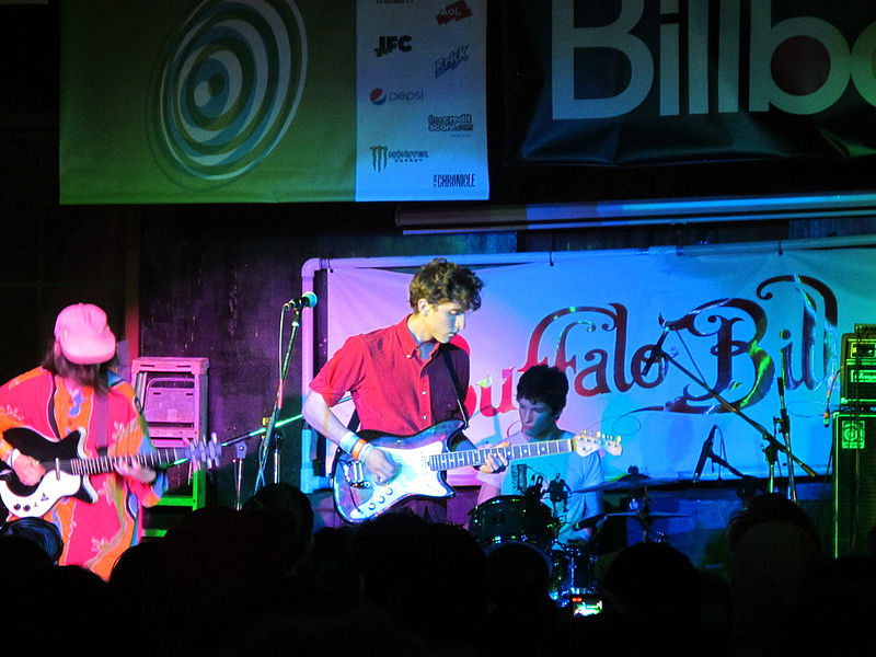 The Indie rock band, Beach Fossils, playing at SXSW
