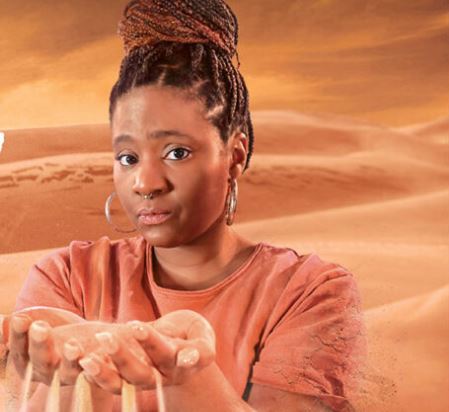 Jessica Johnson stars as Odessa in the Theatre Horizon production of "Sandblasted"