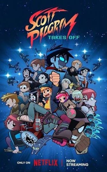 This+cover+image+is+the+promotional+poster+for+Scott+Pilgrim+Takes+Off+%28Science+Saru+and+Netflix+Studios+via+AP%29