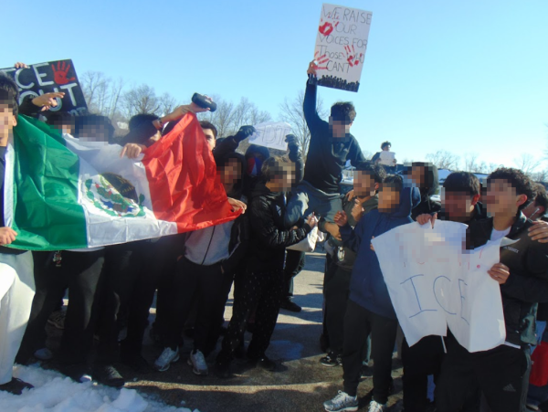 500 Students Walk Out of NAHS Chanting “ICE out!”